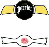 Mẫu nhãn hiệu SOURCE Perrier