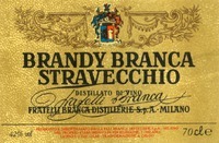 Mẫu nhãn hiệu BRANDY BRANCA STRAVECCHIO