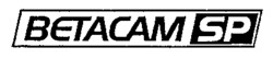Mẫu nhãn hiệu BETACAM SP