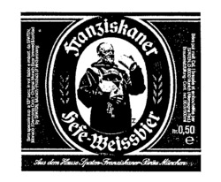 Mẫu nhãn hiệu Franziskaner Hefe-Weissbier