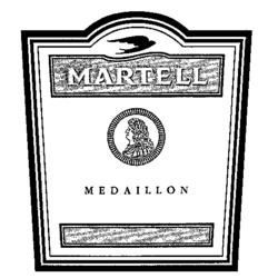 Mẫu nhãn hiệu MARTELL MEDAILLON