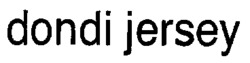 Mẫu nhãn hiệu dondi jersey