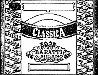 Mẫu nhãn hiệu CLASSICA BARATTI & MILANO