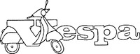 Mẫu nhãn hiệu Vespa