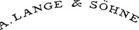 Mẫu nhãn hiệu A. LANGE & SÖHNE