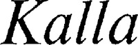 Mẫu nhãn hiệu Kalla