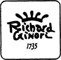Mẫu nhãn hiệu Richard Ginori 1735