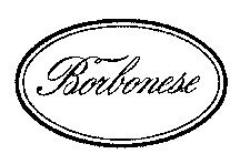 Mẫu nhãn hiệu Borbonese