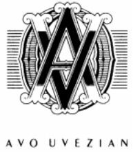 Mẫu nhãn hiệu AVO UVEZIAN