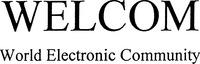 Mẫu nhãn hiệu WELCOM World Electronic Community