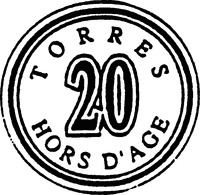 Mẫu nhãn hiệu TORRES 20 HORS D'AGE
