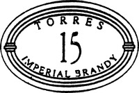 Mẫu nhãn hiệu TORRES 15 IMPERIAL BRANDY