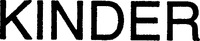 Mẫu nhãn hiệu KINDER