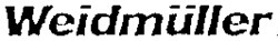Mẫu nhãn hiệu Weidmüller