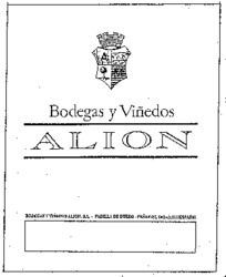 Mẫu nhãn hiệu A M Bodegas y Viñedos ALION