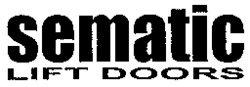 Mẫu nhãn hiệu sematic LIFT DOORS