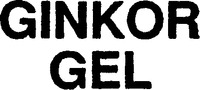 Mẫu nhãn hiệu GINKOR GEL