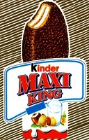 Mẫu nhãn hiệu Kinder MAXI KING