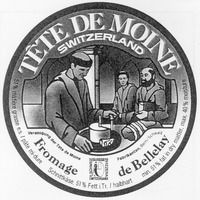 Mẫu nhãn hiệu TÊTE DE MOINE SWITZERLAND Fromage de Bellelay