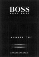 Mẫu nhãn hiệu BO0SS HUGO BOSS NUMBER ONE
