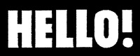 Mẫu nhãn hiệu HELLO!