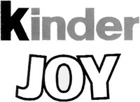 Mẫu nhãn hiệu Kinder JOY