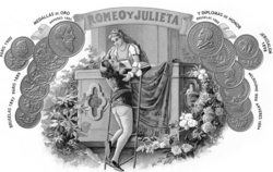 Mẫu nhãn hiệu ROMEO Y JULIETA