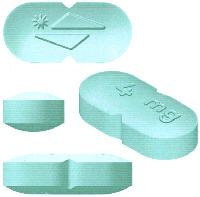 Mẫu nhãn hiệu 4 mg