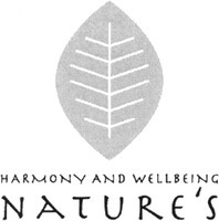Mẫu nhãn hiệu HARMONY AND WELLBEING NATURE'S