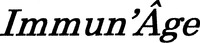 Mẫu nhãn hiệu Immun'Âge