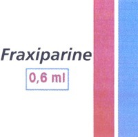 Mẫu nhãn hiệu Fraxiparine 0,6 ml