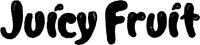 Mẫu nhãn hiệu Juicy Fruit