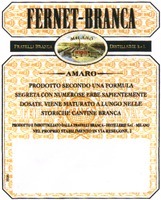Mẫu nhãn hiệu FERNET-BRANCA