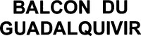 Mẫu nhãn hiệu BALCON DU GUADALQUIVIR