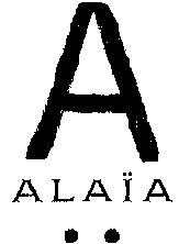 Mẫu nhãn hiệu A ALAÏA