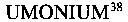 Mẫu nhãn hiệu UMONIUM 38