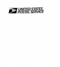 Mẫu nhãn hiệu UNITED STATES POSTAL SERVICE