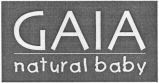 Mẫu nhãn hiệu GAIA natural baby
