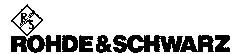 Mẫu nhãn hiệu ROHDE & SCHWARZ