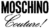 Mẫu nhãn hiệu MOSCHINO Couture!