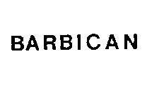 Mẫu nhãn hiệu BARBICAN
