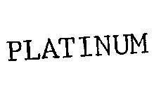Mẫu nhãn hiệu PLATINUM