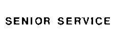 Mẫu nhãn hiệu SENIOR SERVICE