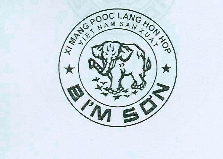 Mẫu nhãn hiệu Bỉm Sơn- XI MANG POOC LANG HON HOP
