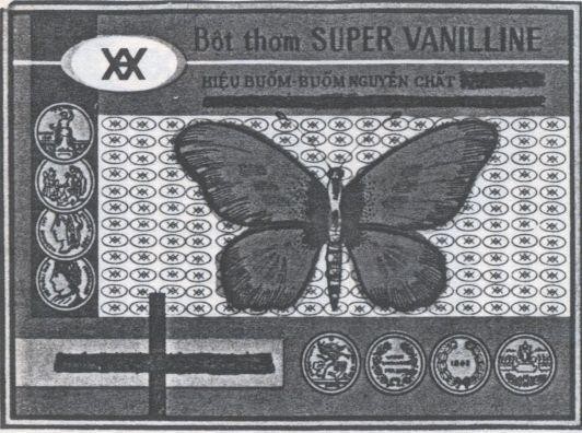 Mẫu nhãn hiệu Bột thơm SUPER VANILLINE HIệU BUốM-BUốM NGUYÊN CHấT