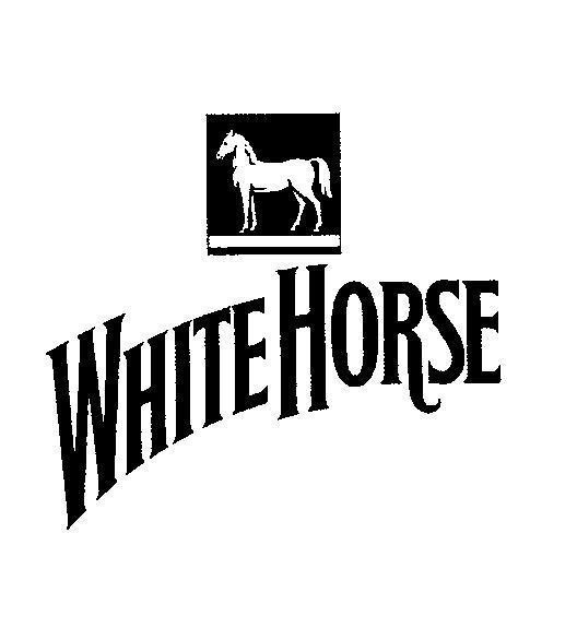 Mẫu nhãn hiệu WHITE HORSE SCOTCH WHISKY.