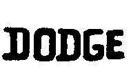 Mẫu nhãn hiệu DODGE