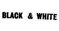Mẫu nhãn hiệu BLACK & WHITE