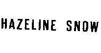 Mẫu nhãn hiệu HAZELINE SNOW