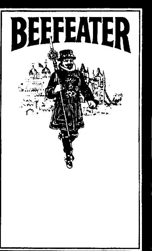 Mẫu nhãn hiệu BEEFEATER